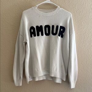 Amour White Sweater